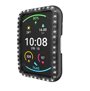 Чохол-бампер DK Пластик Gloss Diamond Full Cover для Huawei Watch Fit (black)