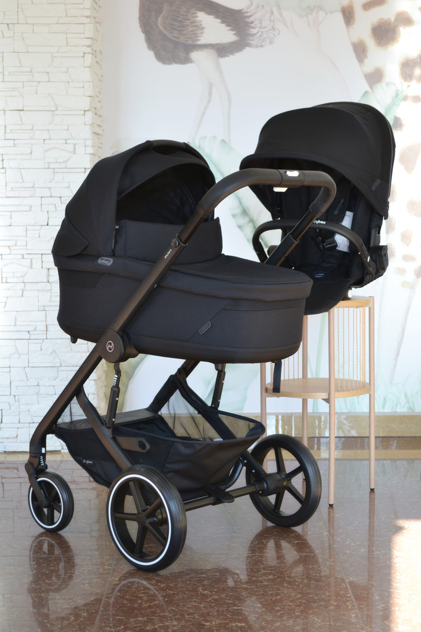 Коляска 2 в 1 Cybex Balios 2024, Moon Black