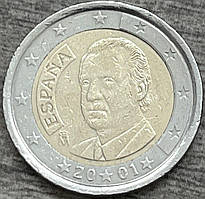 Монета Іспанії 2 євро 2000-08 рр.