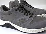 Сірі кросівки сітка замша літні дихаюче чоловіче взуття повсякденне Rosso Avangard ReBaKa Grey Set, фото 6