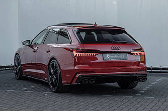 Дифузор Audi A6 C8 S-line/S6 C8 елерон тюнінг обвіс