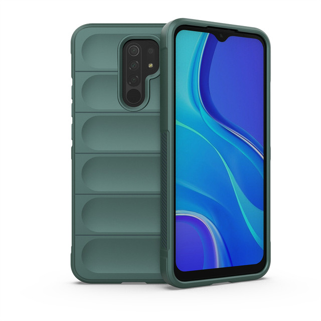 Силіконовий чохол Wavy для Xiaomi Redmi 9 / Poco M2 Pine Green