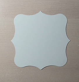 Набір картону кольорового 121х121, Білий 10.7 см х 10.7 см