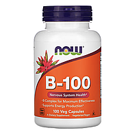 B-100 - 100 капсул - NOW Foods (Б 100 Нау Фудс)