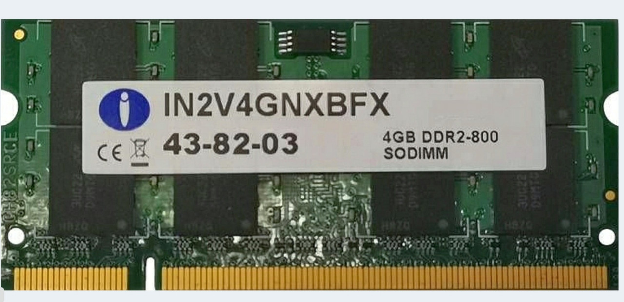 Оперативна пам'ять для ноутбука DDR2 4Gb sodimm PC2-6400s 800MHz