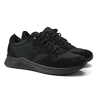 Серые кроссовки сетка замша летние дышащая мужская обувь больших размеров Rosso Avangard ReBaKa Grey Set BS 31, 46, Черный