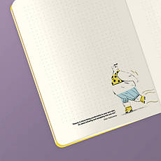 Блокнот Inspiring notebook Yellow Gifty, фото 4
