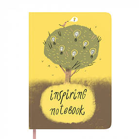 Блокнот Inspiring notebook Yellow Gifty, фото 1