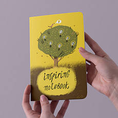 Блокнот Inspiring notebook Yellow Gifty, фото 5