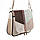 Жіноча шкіряна сумка через плече LT 5620 літній мікс, фото 7