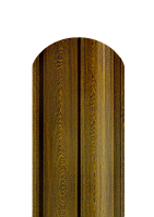 Штакет полукруглый длина 1 м уценка Золотой дуб