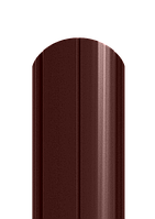 Штакет полукруглый длина 1 м уценка 8017 (коричневый)
