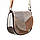 Сумка жіноча шкіряна напівкруглої форми через плече LT 5615 "Принцеса" літній мікс, фото 3