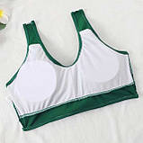 Жіночий роздільний купальник із завищеною талією S-2XL – комфортний роздільний комплект для літа, гарно сідає по фігурі, фото 3