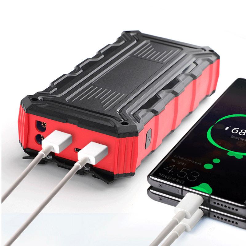 Пусковий пристрій, бустер, Jump Starter R26 25000 mAh QC 3.0, червоний, фото 1