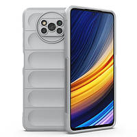 Силіконовий чохол Wavy для Xiaomi Poco X3 / X3 Pro Silver