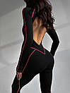 Комбінезон жіночий спортивний - Чорний, фото 4