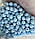 Бусини " Зефірні " 10 мм, голубі  500 грам, фото 2