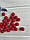 Бусини " Зефірні " 10 мм, червоні  500 грам, фото 4