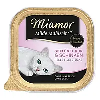 Miamor Milde Mahlzeit корм для котів Птиця та Шинка (100г)