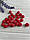 Бусини " Зефірні " 10 мм, червоні  500 грам, фото 6