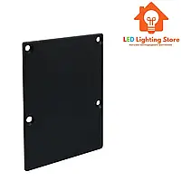 Заглушка ZSB-50B до профілю LSB-50B, чорна