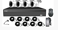 Комплект видеонаблюдения на 8 уличных камер высокого разрешения Longse XVRDA3108D8MB800, BEISHOP