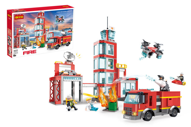 Конструктор Пожежна частина Cogo 3622, 616 дет