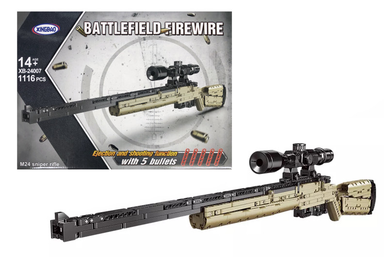 Конструктор дитячий Снайперська гвинтівка M24 SWS Marksman XB-24007, 1116 дет.