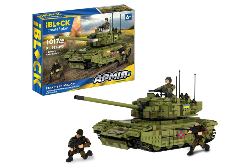 Конструктор танк Т-84У Оплот Iblock PL-921-393, 1017 деталей
