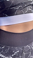 Лосини жіночі S, Мармур Чорний SuperStacy, фото 5