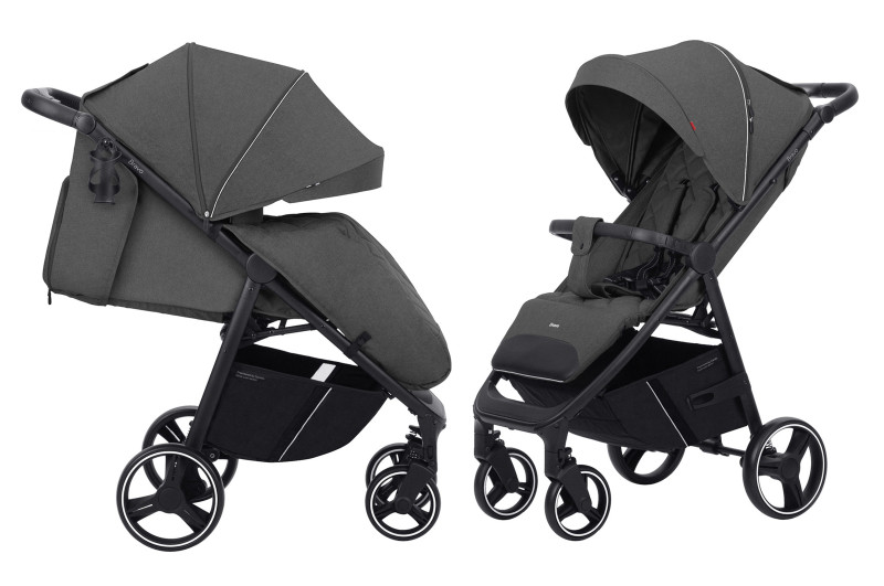 Прогулянкова коляска сіра Carrello Bravo CRL-8512 Lunar Grey