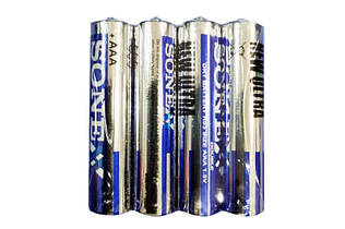 Батарейки Sonex LR03 сольова 60 шт. шрінка в упаковці