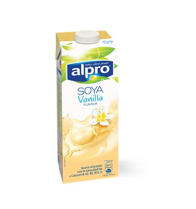 Молоко соєве з ванільним смаком Alpro, 1 л, фото 1