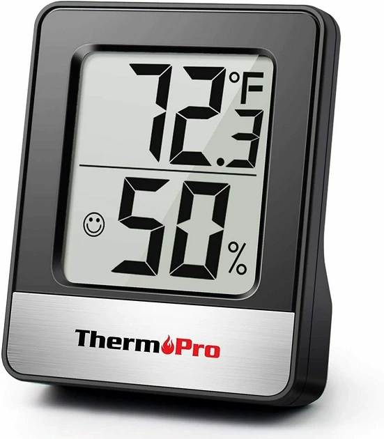 Термогігрометр ThermoPro TP49-B (-30..+60 °C; 10%...99%), чорний