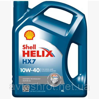 Олива SHELL HX7 10W-40 бензин 4 л