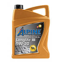 Олива моторна ALPINE 5W-30 Longlife III 5л