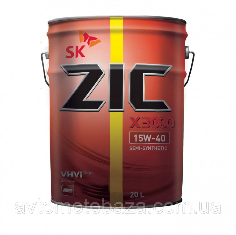 Олива ZIC X 3000 15W-40 дизель 20 л (ID#1775035559), цена: 4056.25 ...