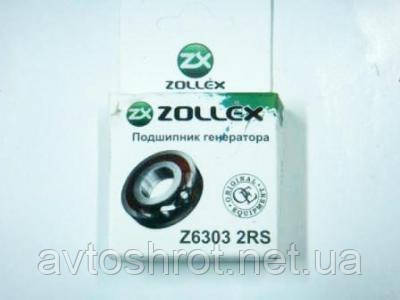 Підшипник генератора 2110 Zollex 6303