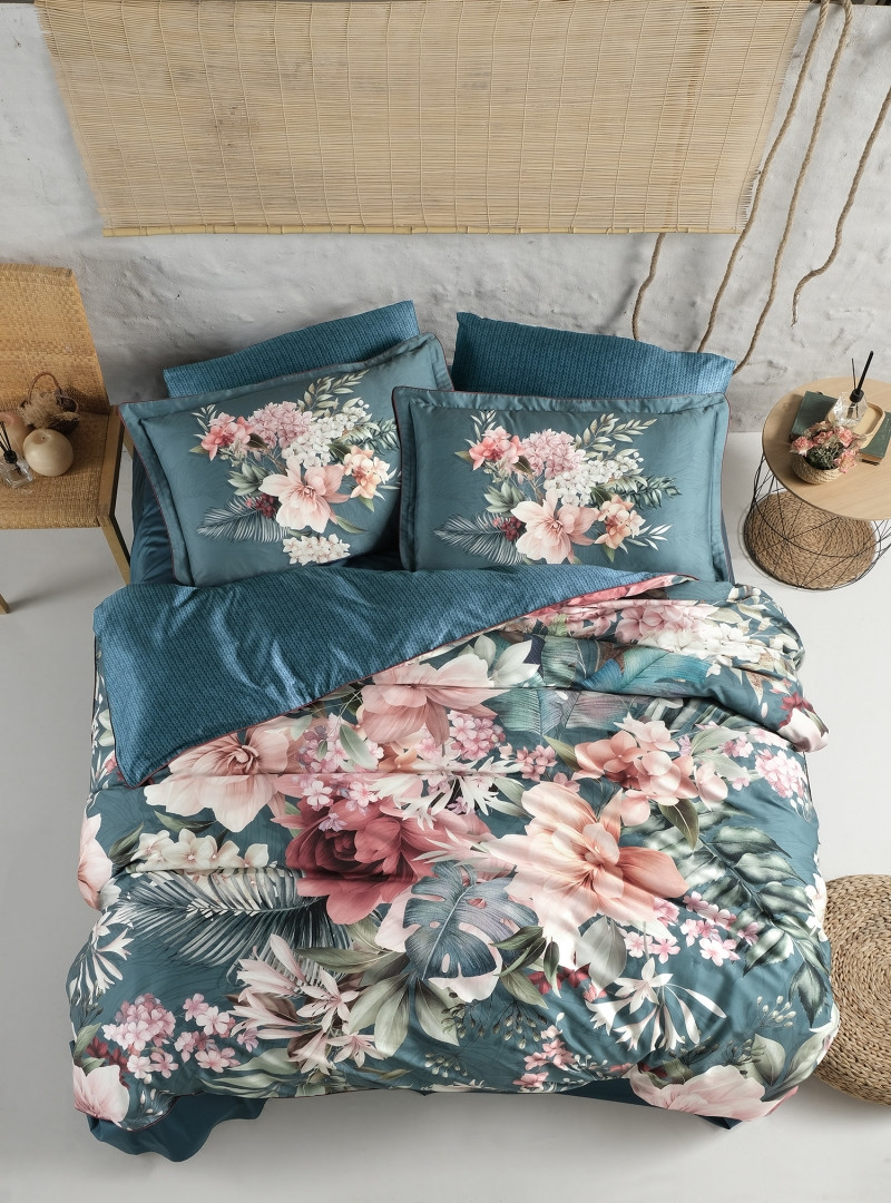 Сімейна Постільна Білизна La Romano Premium Satin 300TC Annamaria Tapestry 160х220см (2 шт), фото 1