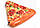 Пляжний надувний матрац - плотик Intex 58752 «Піца», інтекс 175 х 145 см, фото 2