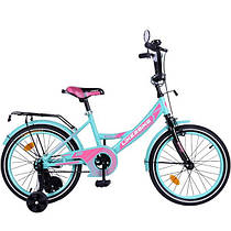 Дитячий велосипед двоколісний бірюзовий Like2bike Sky 18 дюймів 211803