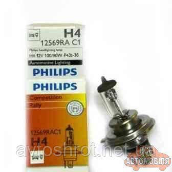 Лампочка Philips 12V H4 PR 60/55 W P43t 12342