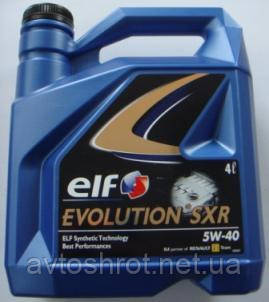 Олива ELF 5W-40 EVOLUTION SXR 4 л