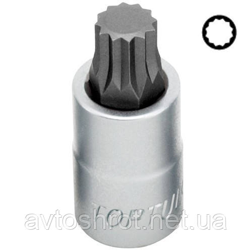 Головка з насадкою 1/2" SPLINE M16 TOPTUL 55 мм