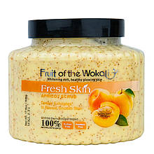 Скраб для тіла Wokali Fresh Skin Scrub  Apricot WKL131 500 г