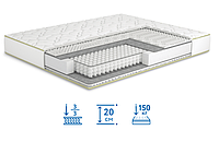 Матрац ортопедичний Козак 70*190 з незалежним пружинним блоком Матролюкс
