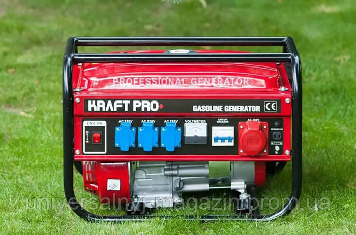 Купить Генератор Kraft Pro+ KP8500W на 4,5 кВт, бензиновый генератор ...