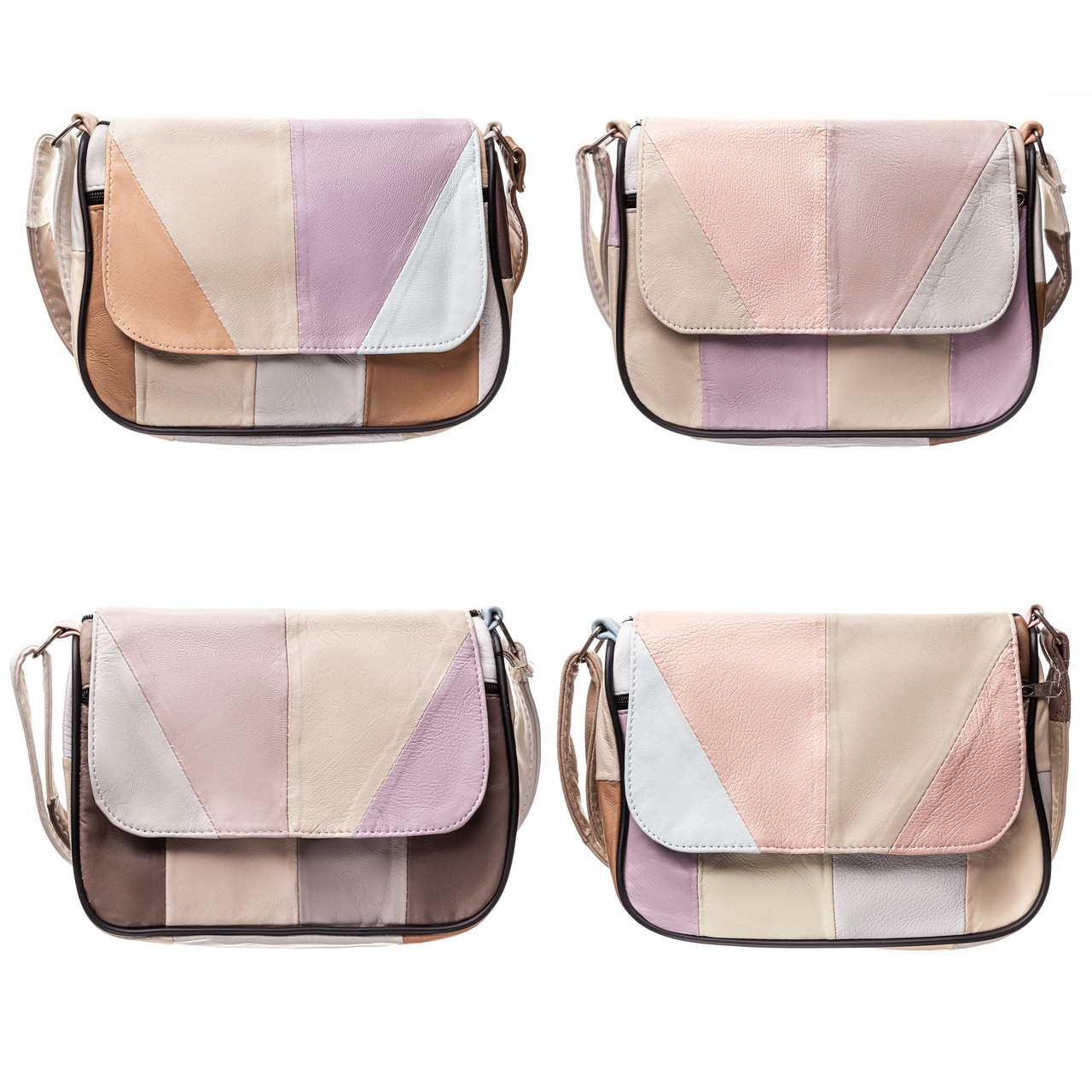 Сумка жіноча шкіряна через плече LT 5670 літні кольори (fb)