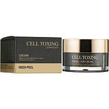 Крем для обличчя відновлюючий зі стовбуровими клітинами Medi-Peel Cell Toxing Dermajou Cream, 50 г, фото 5
